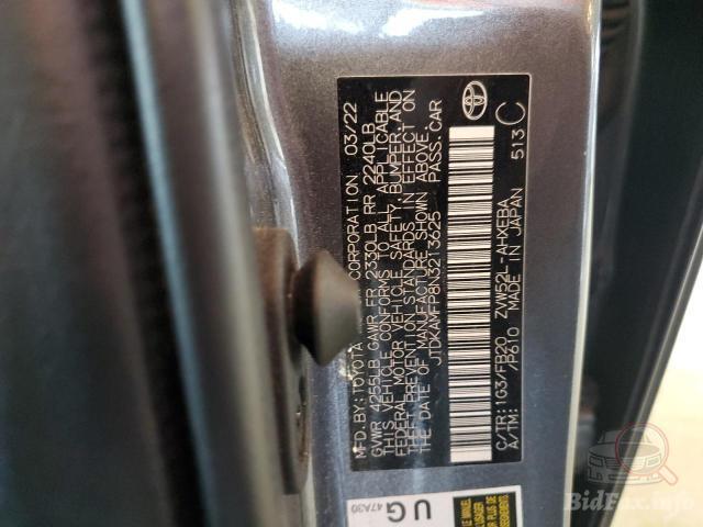 Toyota Prius Prime 2022 VIN JTDKAMFP8N3213625 фото оголошення 39 з 62