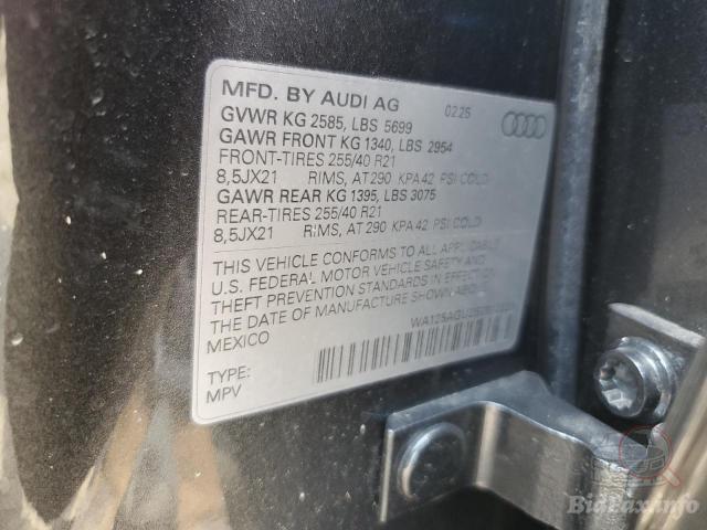 Audi SQ5 2025 VIN WA125AGU2S2012323 фото оголошення 82 з 115