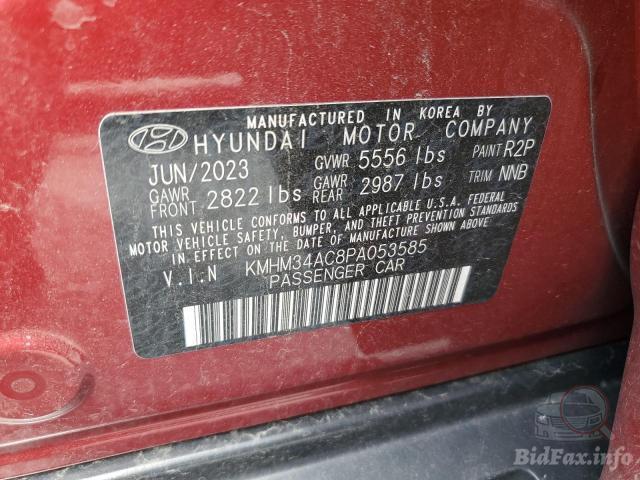 Hyundai Ioniq 6 2023 VIN KMHM34AC8PA053585 фото оголошення 43 з 61