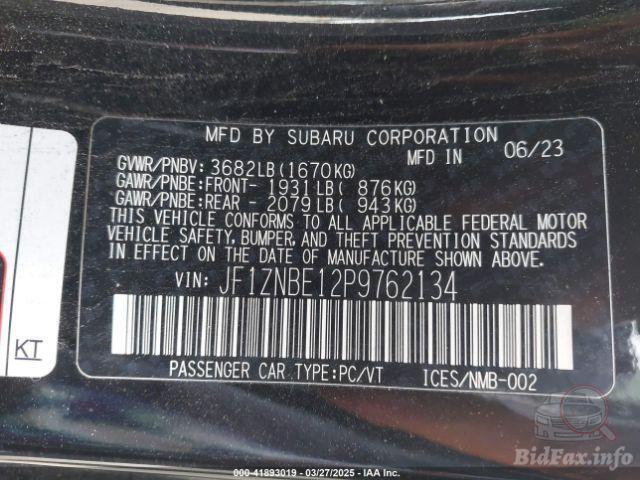 Toyota GR86 2023 VIN JF1ZNBE12P9762134 фото оголошення 84 з 107