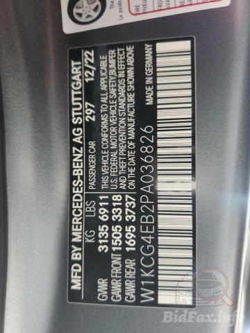 Mercedes-Benz EQS 2022 VIN W1KCG4EB2PA036826 фото оголошення 31 з 51