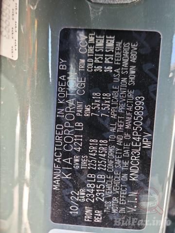 Kia Niro 2022 VIN KNDCR3LE4P5058993 фото оголошення 19 з 47