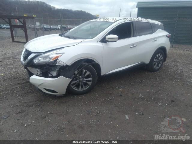 Nissan Murano 2017 VIN 5N1AZ2MH9HN198321 фото оголошення 27 з 57