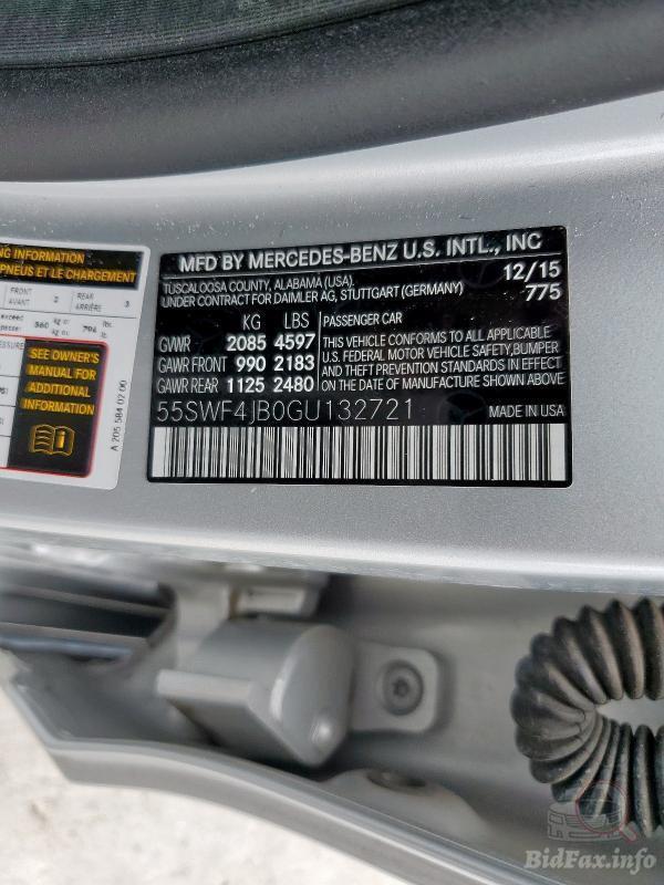 Mercedes-Benz C-Class 2015 VIN 55SWF4JB0GU132721 фото оголошення 39 з 65