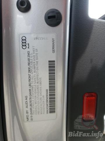 Audi A7 Sportback 2019 VIN WAUV2AF26KN090448 фото оголошення 43 з 71