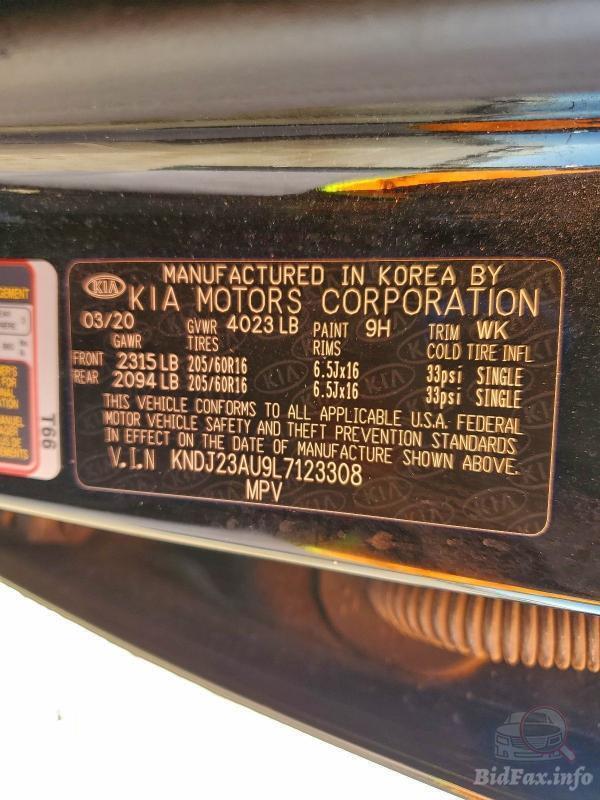 Kia Soul 2020 VIN KNDJ23AU9L7123308 фото оголошення 42 з 65