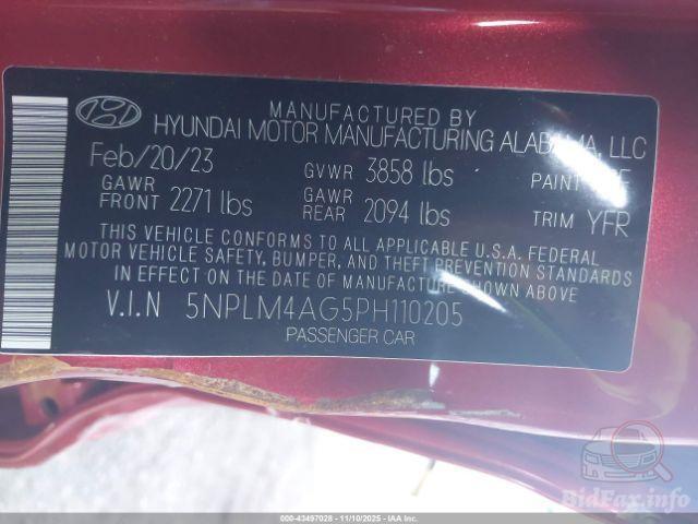 Hyundai Elantra 2023 VIN 5NPLM4AG5PH110205 фото оголошення 32 з 70
