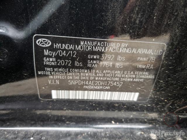 Hyundai Elantra 2012 VIN 5NPDH4AE2DH175452 фото оголошення 22 з 51