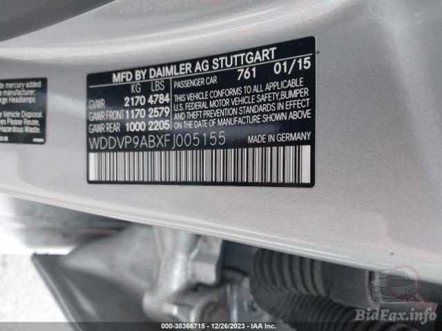 Mercedes-Benz B-Class 2015 VIN WDDVP9ABXFJ005155 фото оголошення 20 з 48