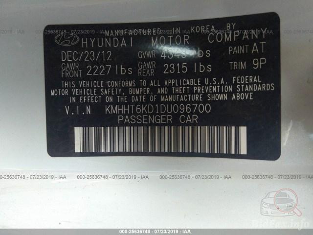 Hyundai Genesis Coupe 2012 VIN KMHHT6KD1DU096700 фото оголошення 69 з 95