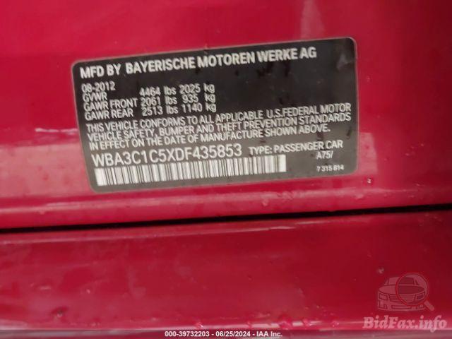 BMW 3 Series 2012 VIN WBA3C1C5XDF435853 фото оголошення 61 з 94