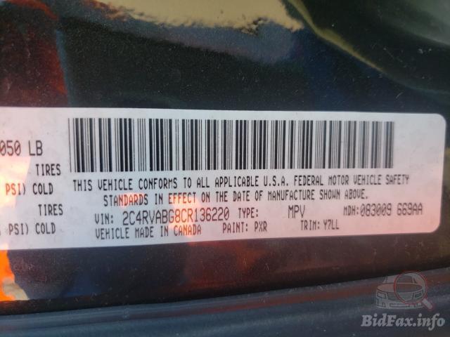 Volkswagen Routan 2011 VIN 2C4RVABG8CR136220 фото оголошення 31 з 56