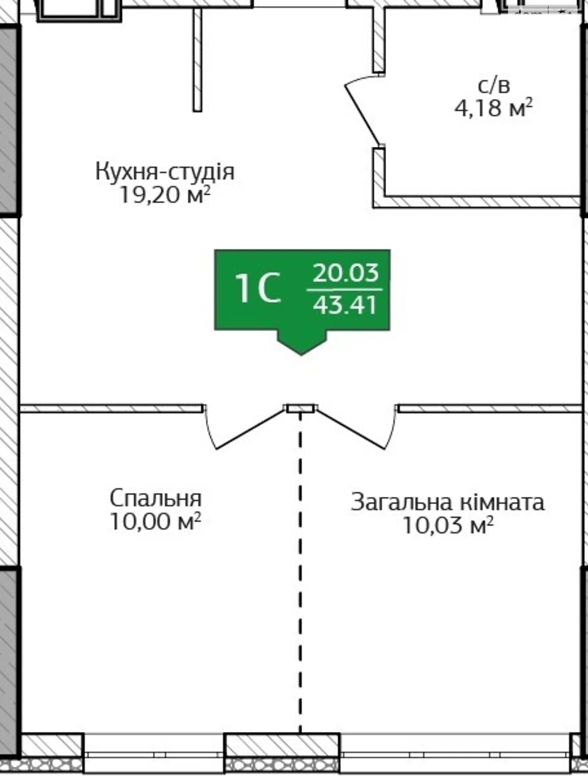 Продается 2-комнатная квартира 43 кв. м в Ирпене, ул. Литературная(Чехова), 25