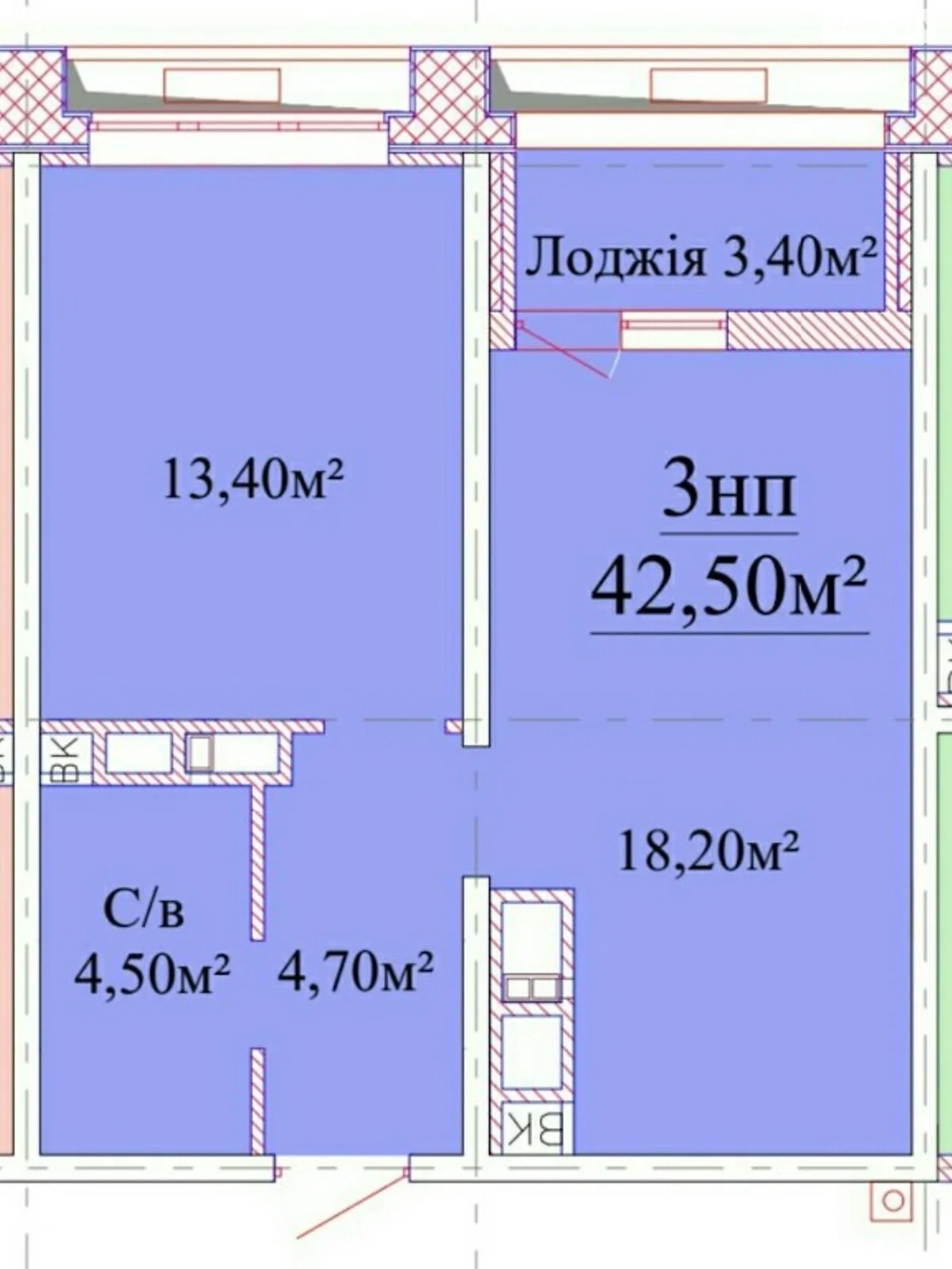 Продається 1-кімнатна квартира 45 кв. м у Одесі, вул. Толбухіна, 135