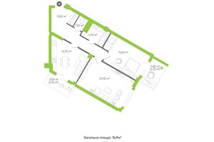 Продаж квартири, Луцьк, р‑н. 55 мікрорайон, Чорновола В'ячеслава вулиця
