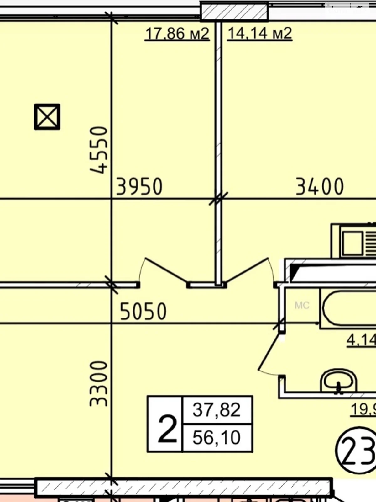 Продается 2-комнатная квартира 58 кв. м в Одессе, ул. Гераневая, 1/1 - фото 1