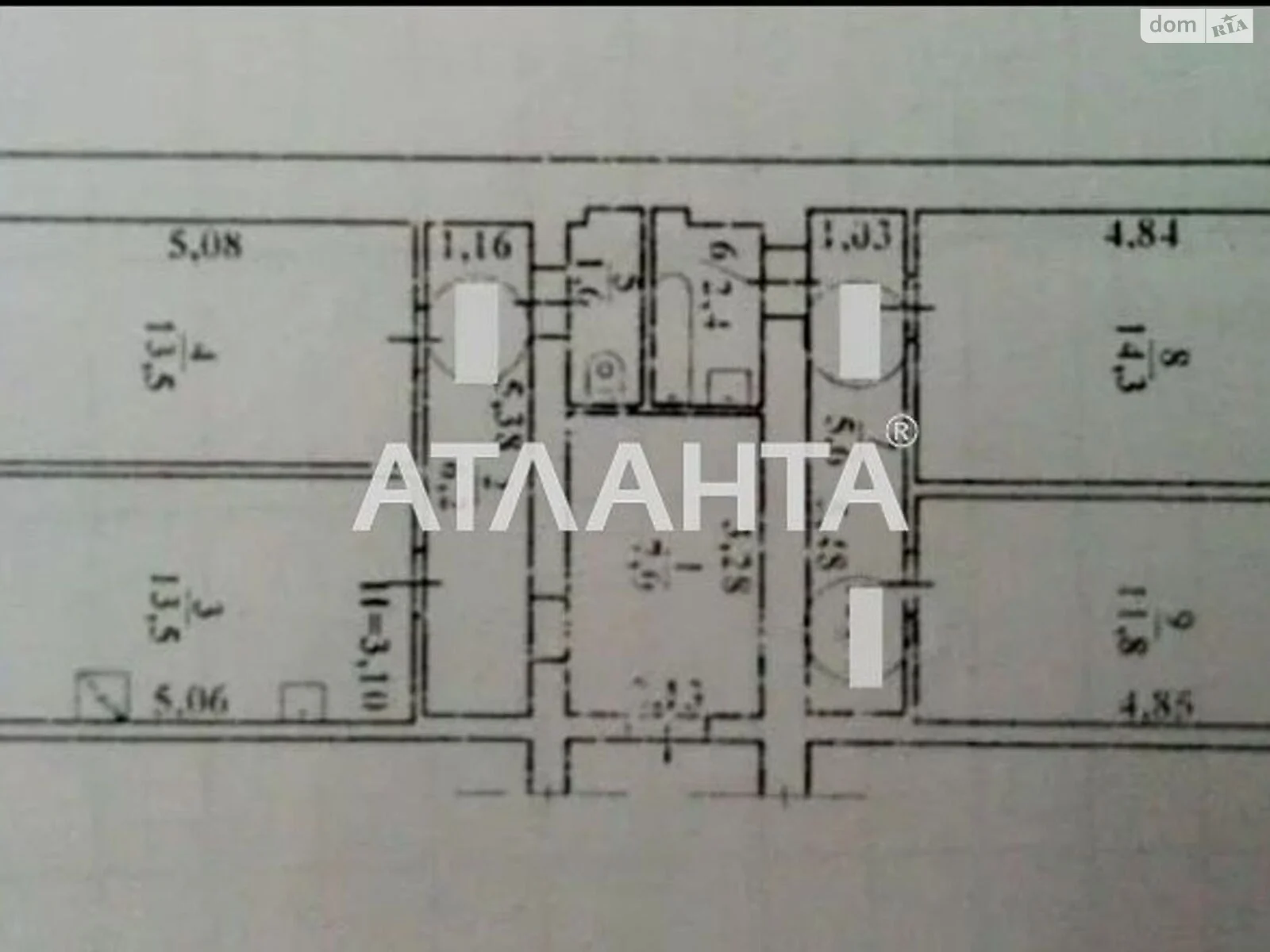 Продается 3-комнатная квартира 76 кв. м в Одессе, ул. Черноморского казачества