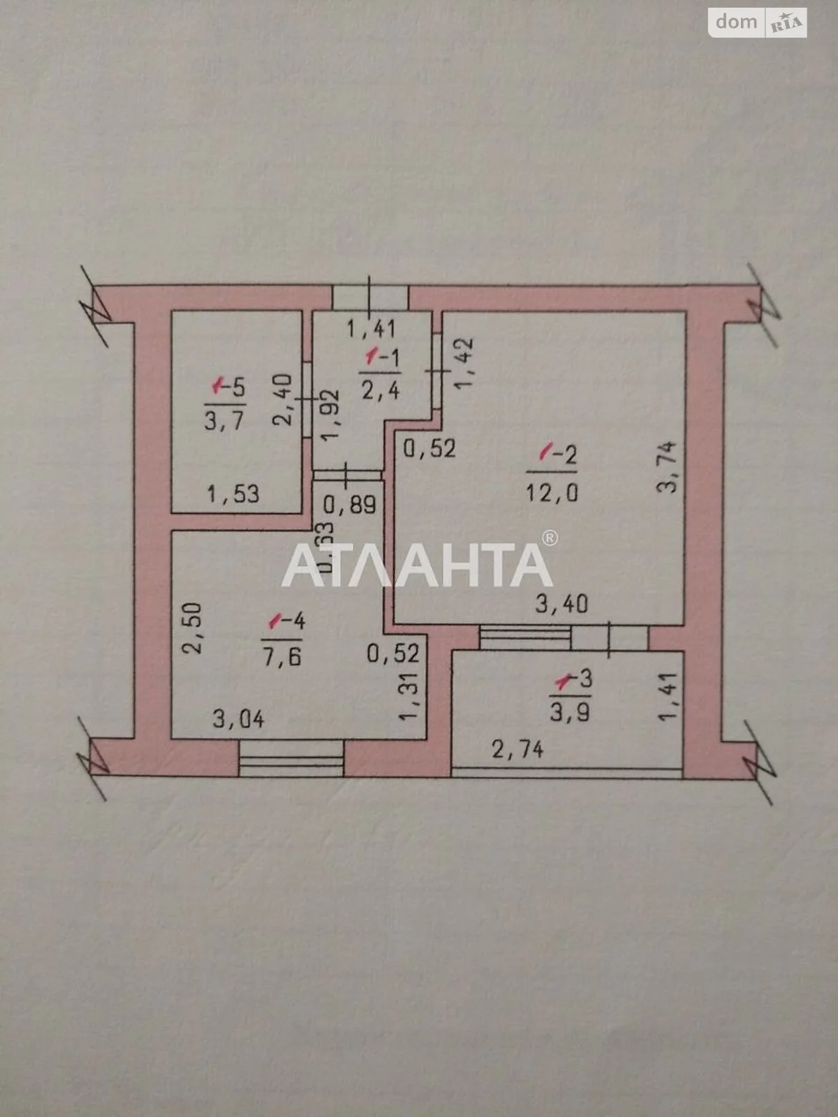 Продається 1-кімнатна квартира 30 кв. м у Кароліно-Бугазі - фото 3