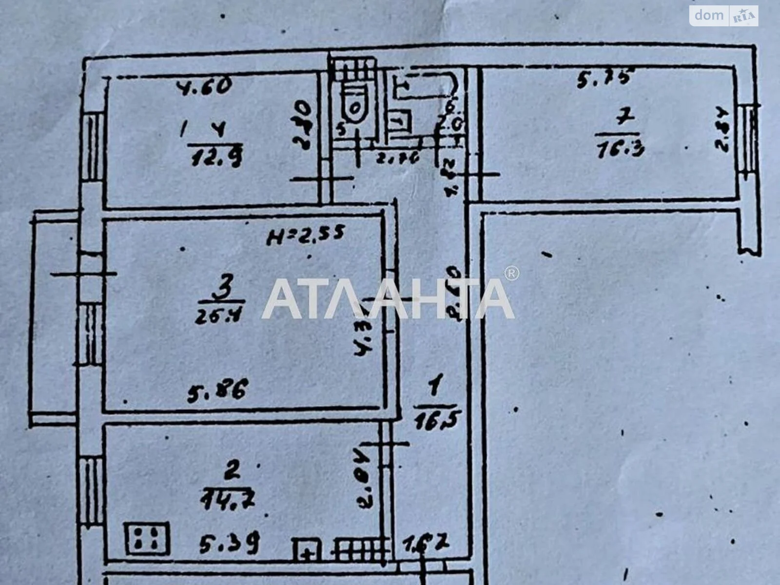 Продается 3-комнатная квартира 92 кв. м в Одессе, ул. Армейская - фото 1