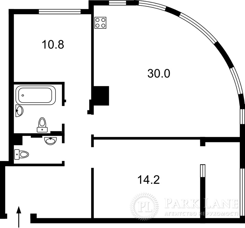 Продається 3-кімнатна квартира 80 кв. м у Києві, вул. Теремківська, 4А