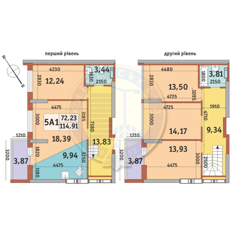 Продается 5-комнатная квартира 114.91 кв. м в Киеве, ул. Петра Радченко, 27