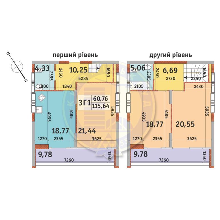 Продается 3-комнатная квартира 115.64 кв. м в Киеве, ул. Петра Радченко, 27