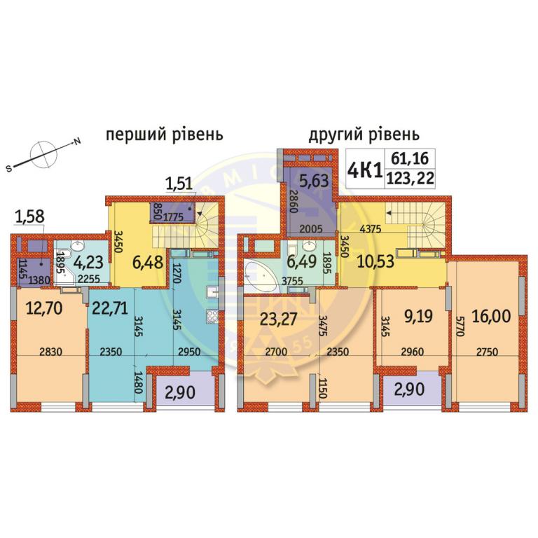 Продается 4-комнатная квартира 123.22 кв. м в Киеве, просп. Отрадный, 93/2