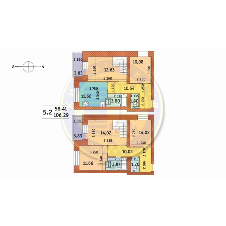 Продается 5-комнатная квартира 145.59 кв. м в Киеве, ул. Бориспольская, 18-26