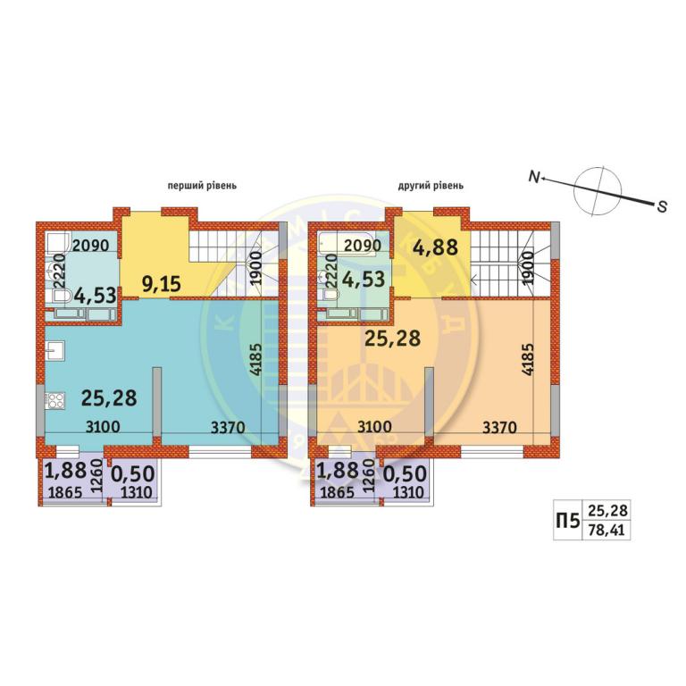 Продается 1-комнатная квартира 78.41 кв. м в Киеве, ул. Архитектора Вербицкого, 1 - фото 1