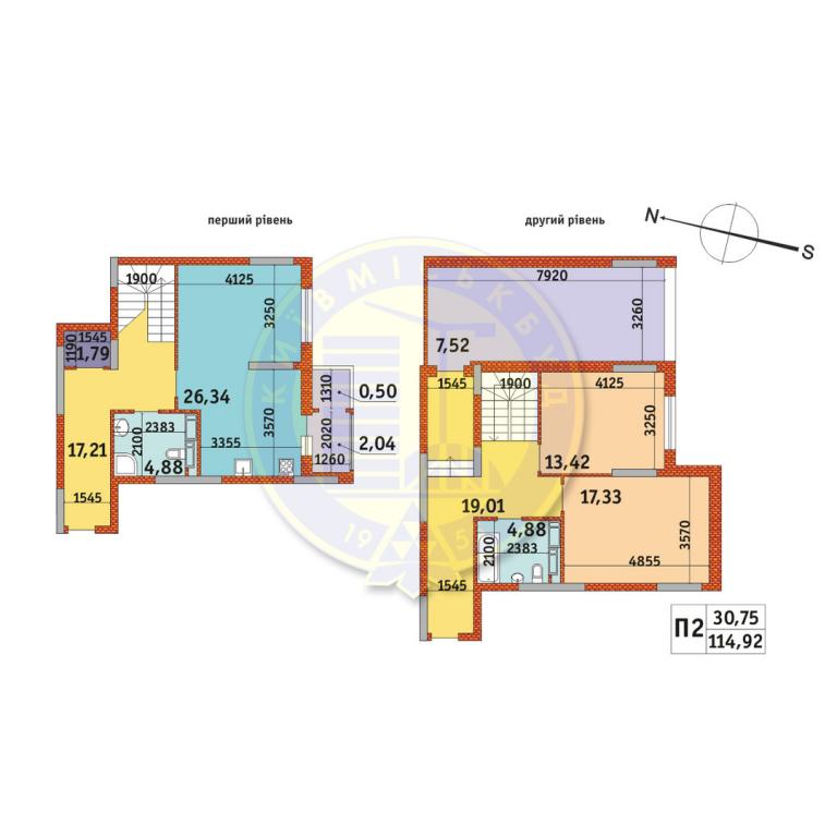 Продается 2-комнатная квартира 114.92 кв. м в Киеве, ул. Архитектора Вербицкого, 1 - фото 1