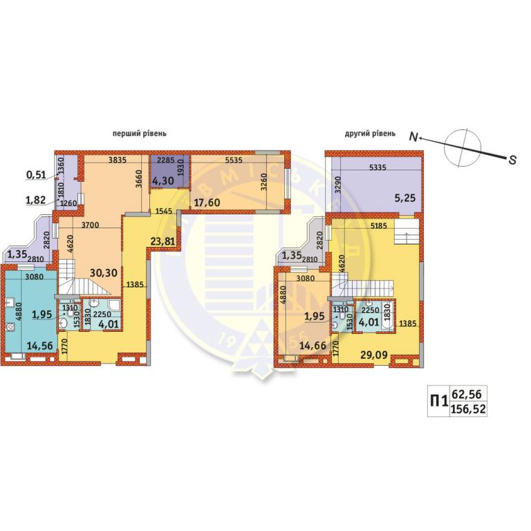 Продается 3-комнатная квартира 156.52 кв. м в Киеве, ул. Архитектора Вербицкого, 1 - фото 1