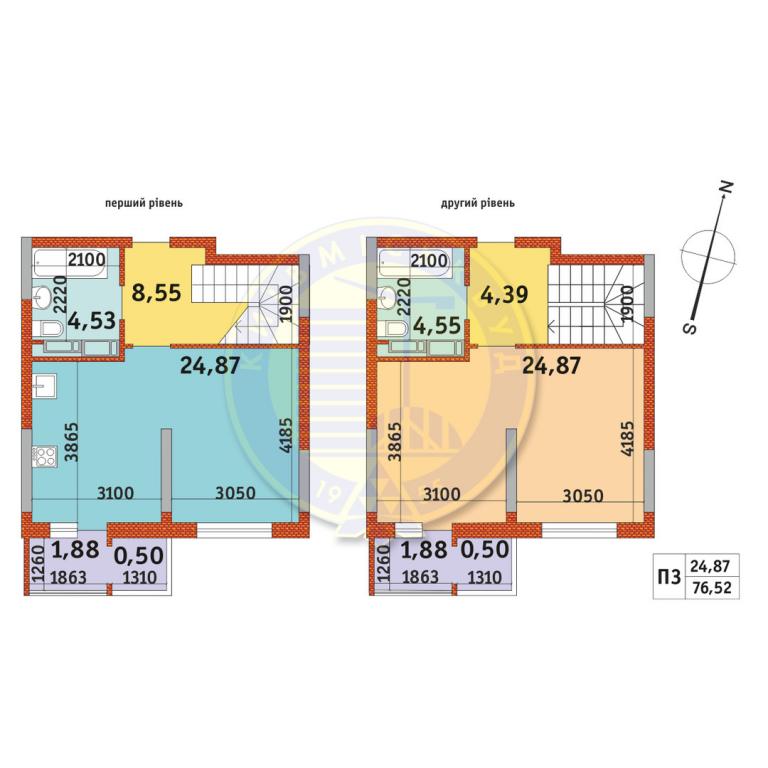 Продається 1-кімнатна квартира 76.52 кв. м у Києві, цена: 80555 $ - фото 1