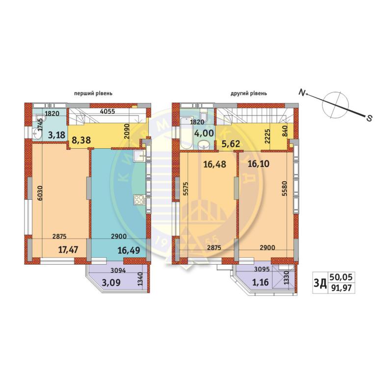 Продается 3-комнатная квартира 91.97 кв. м в Киеве, пер. Электриков, 11 - фото 1