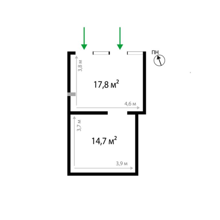 Продается офис 32.5 кв. м в бизнес-центре, цена: 105625 $