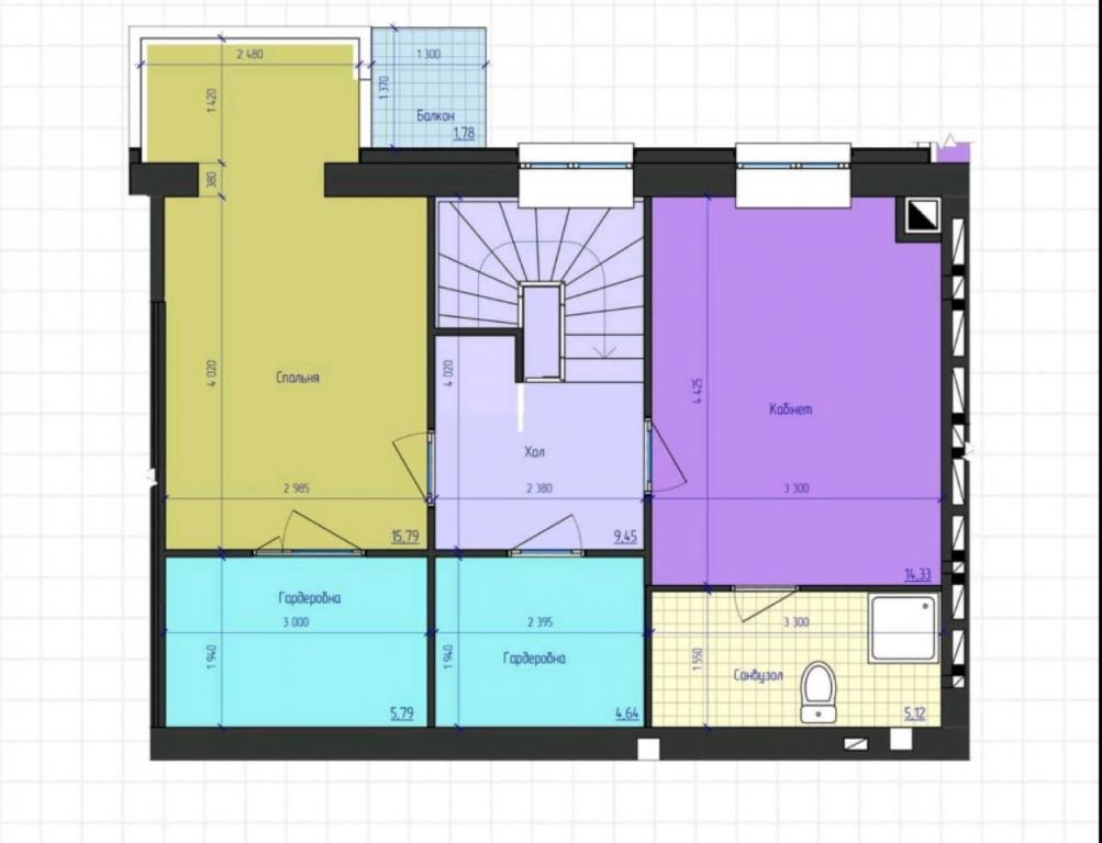 Продается 3-комнатная квартира 78 кв. м в Ровно, ул. Елены Телиги