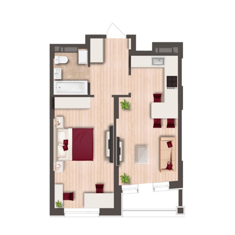 Продається 1-кімнатна квартира 46.5 кв. м у Києві, Столичне шосе, 1Б - фото 1