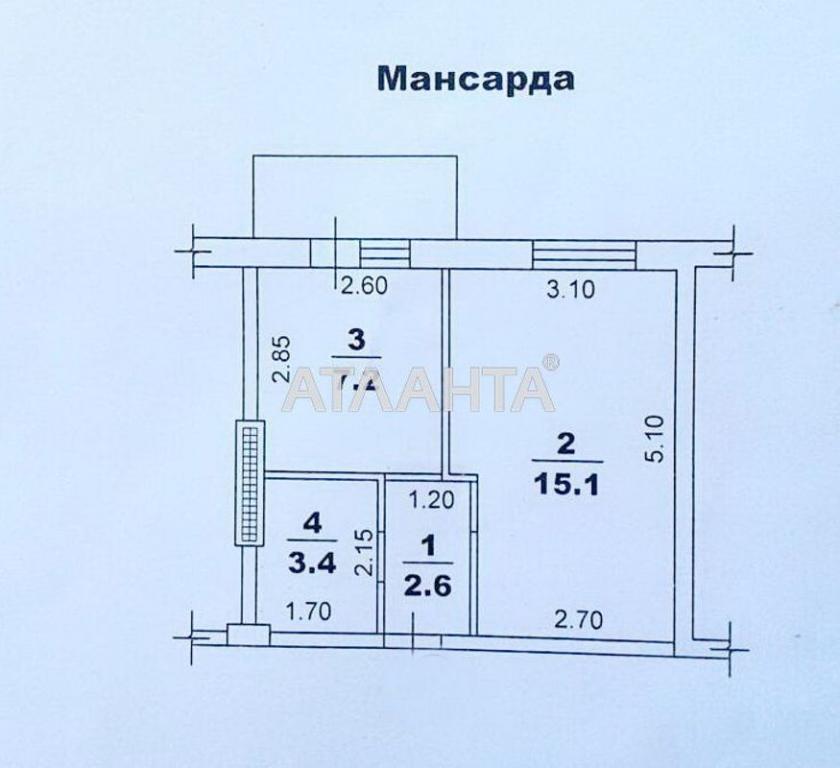 Продается 1-комнатная квартира 29.4 кв. м в Одессе, ул. Люстдорфская дорога, 114Е - фото 1