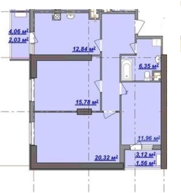 Продается 3-комнатная квартира 85.32 кв. м в Одессе, ул. Дача Ковалевского - фото 1