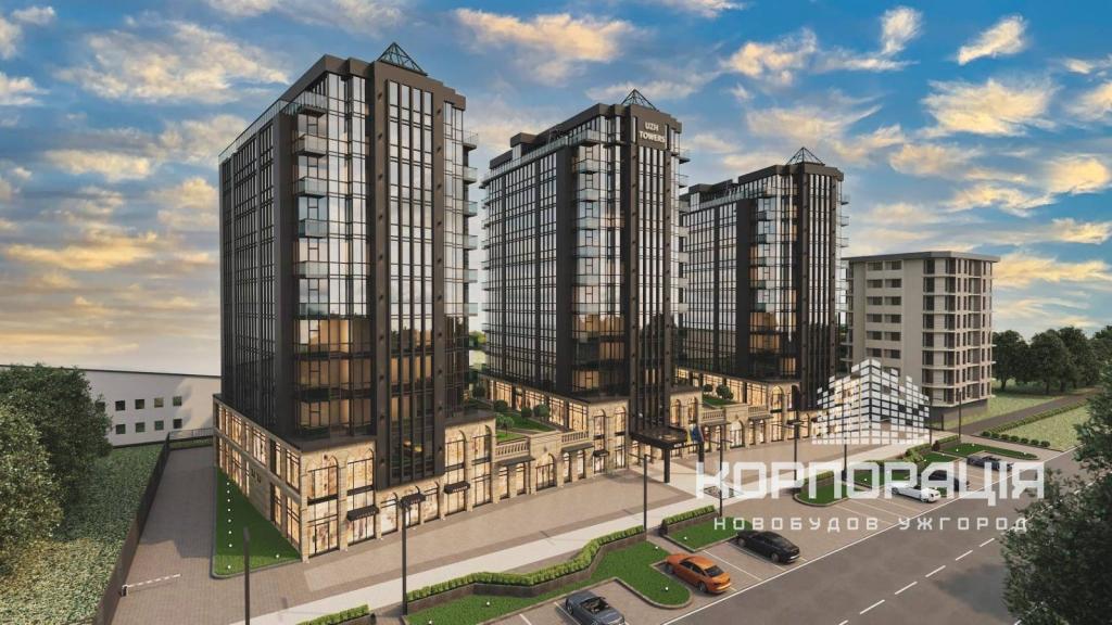 Продається 1-кімнатна квартира 42.95 кв. м у Ужгороді, вул. Анатолія Тегзи(Возз'єднання) - фото 1