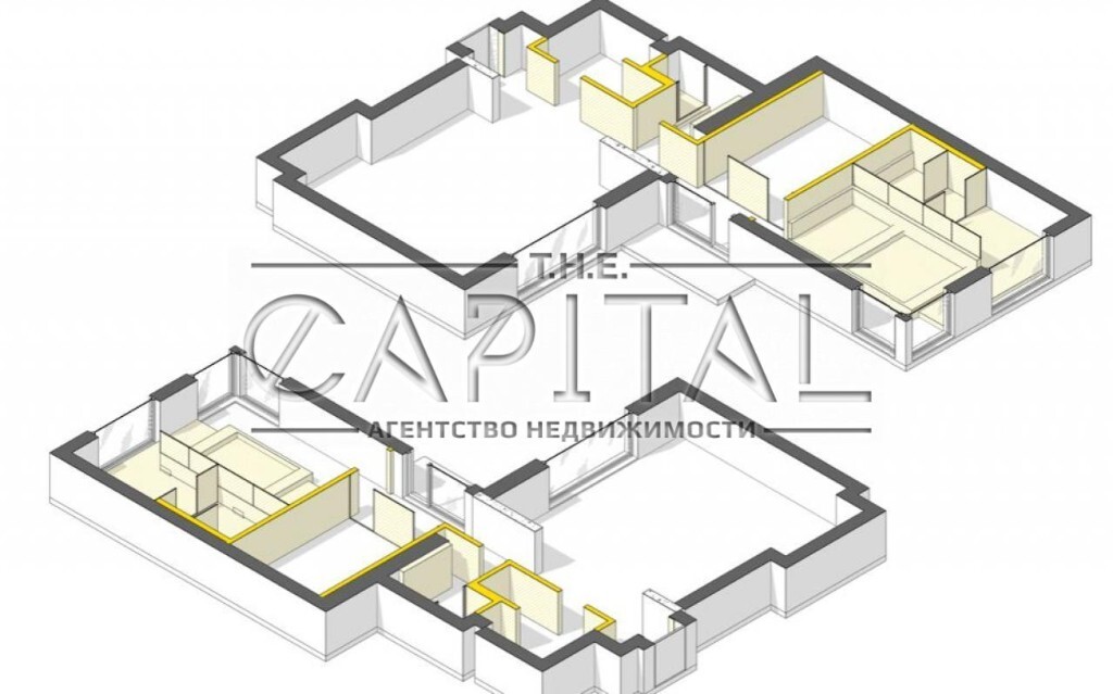 Продается 3-комнатная квартира 98 кв. м в Киеве, ул. Предславинская, 57 - фото 1