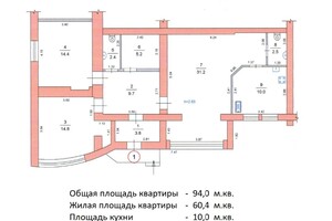 Продаж квартири, Дніпро, р‑н. Амур-Нижньодніпровський, Широка вулиця, буд. 116б, кв. 1