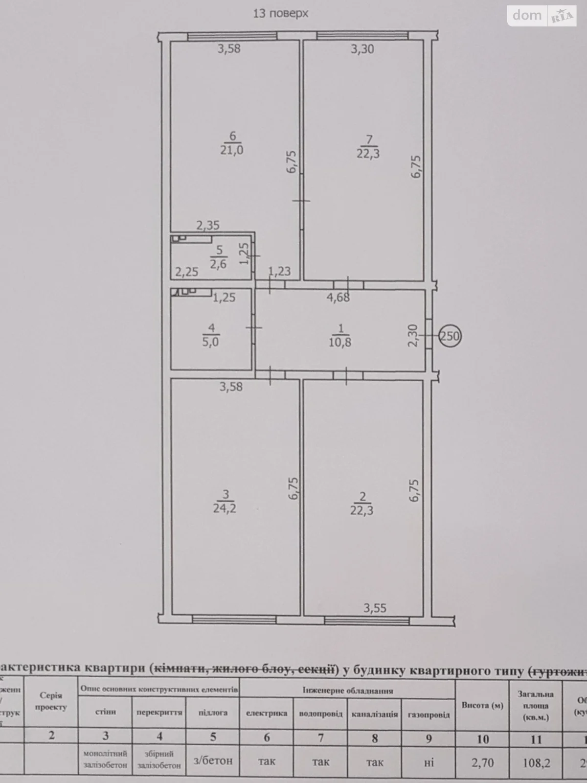 Продается 3-комнатная квартира 108 кв. м в Одессе, ул. Марсельская - фото 1