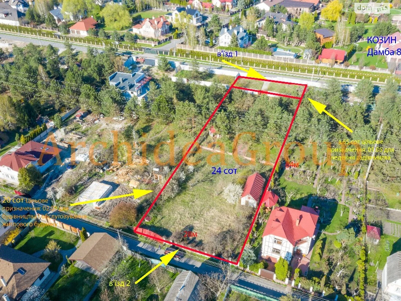 Продается земельный участок 23.65 соток в Киевской области, цена: 150000 $ - фото 1