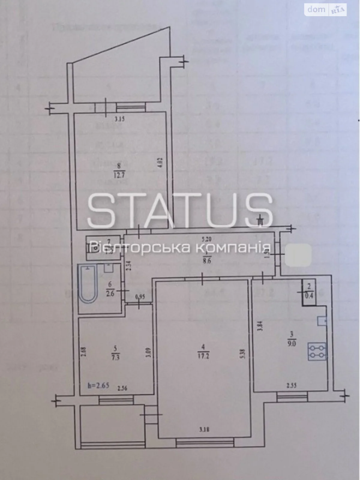 Продается 3-комнатная квартира 63 кв. м в Полтаве, ул. Мира - фото 1