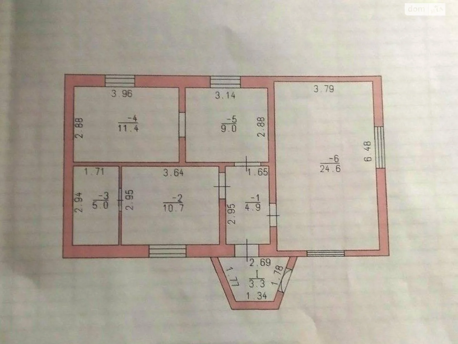 Продается дом на 2 этажа 69.9 кв. м с верандой - фото 3