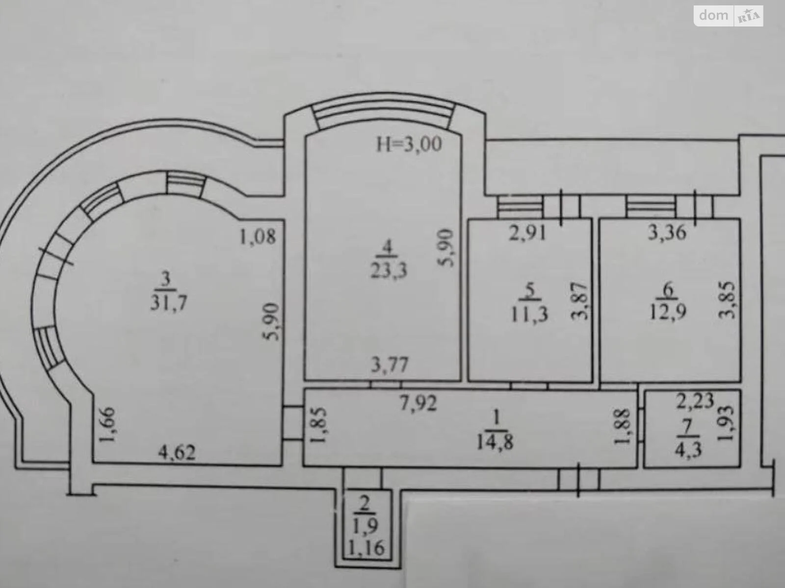 Продается 3-комнатная квартира 111 кв. м в Одессе, ул. Зоопарковая - фото 1