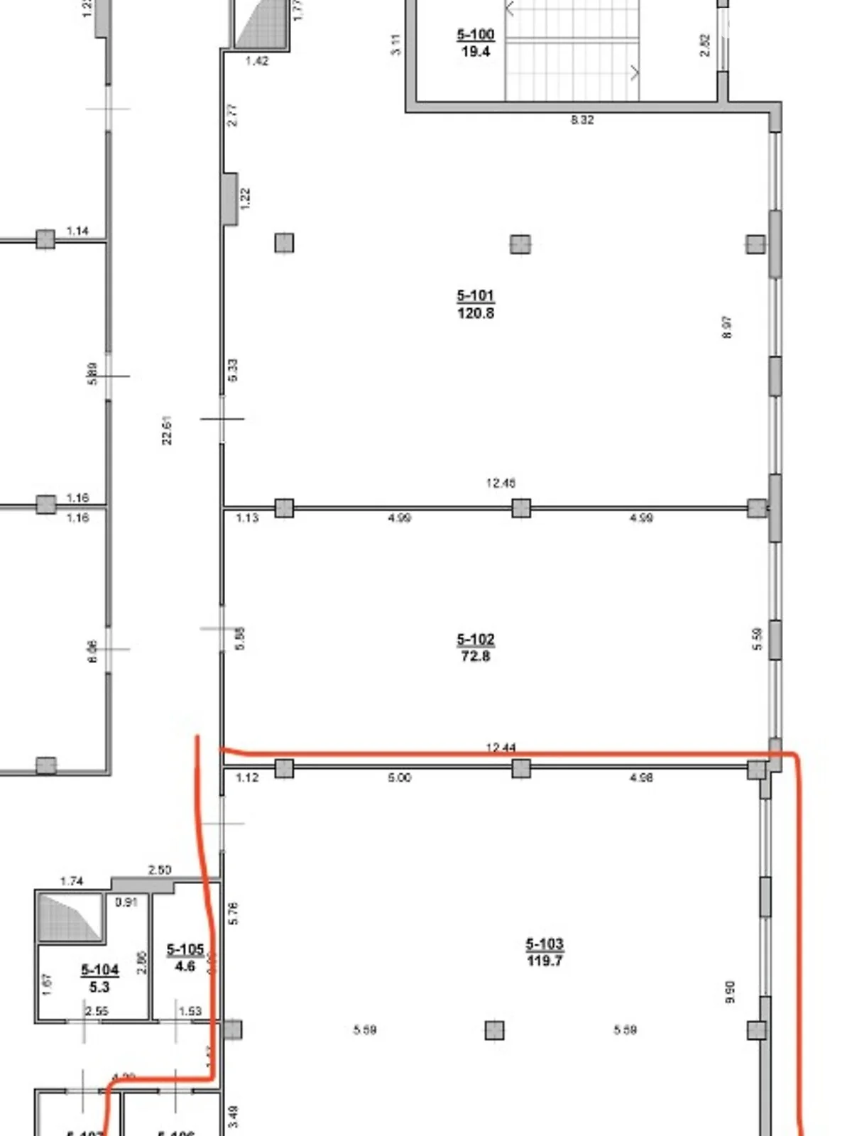 Продается помещения свободного назначения 125 кв. м в 9-этажном здании - фото 3