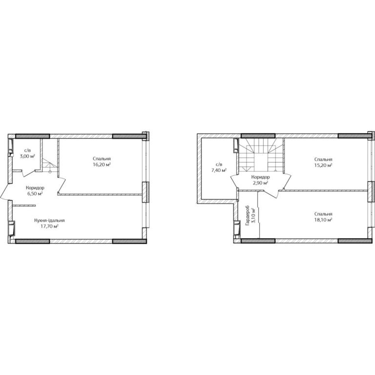 Продается 3-комнатная квартира 91.2 кв. м в Ирпене, цена: 68744 $