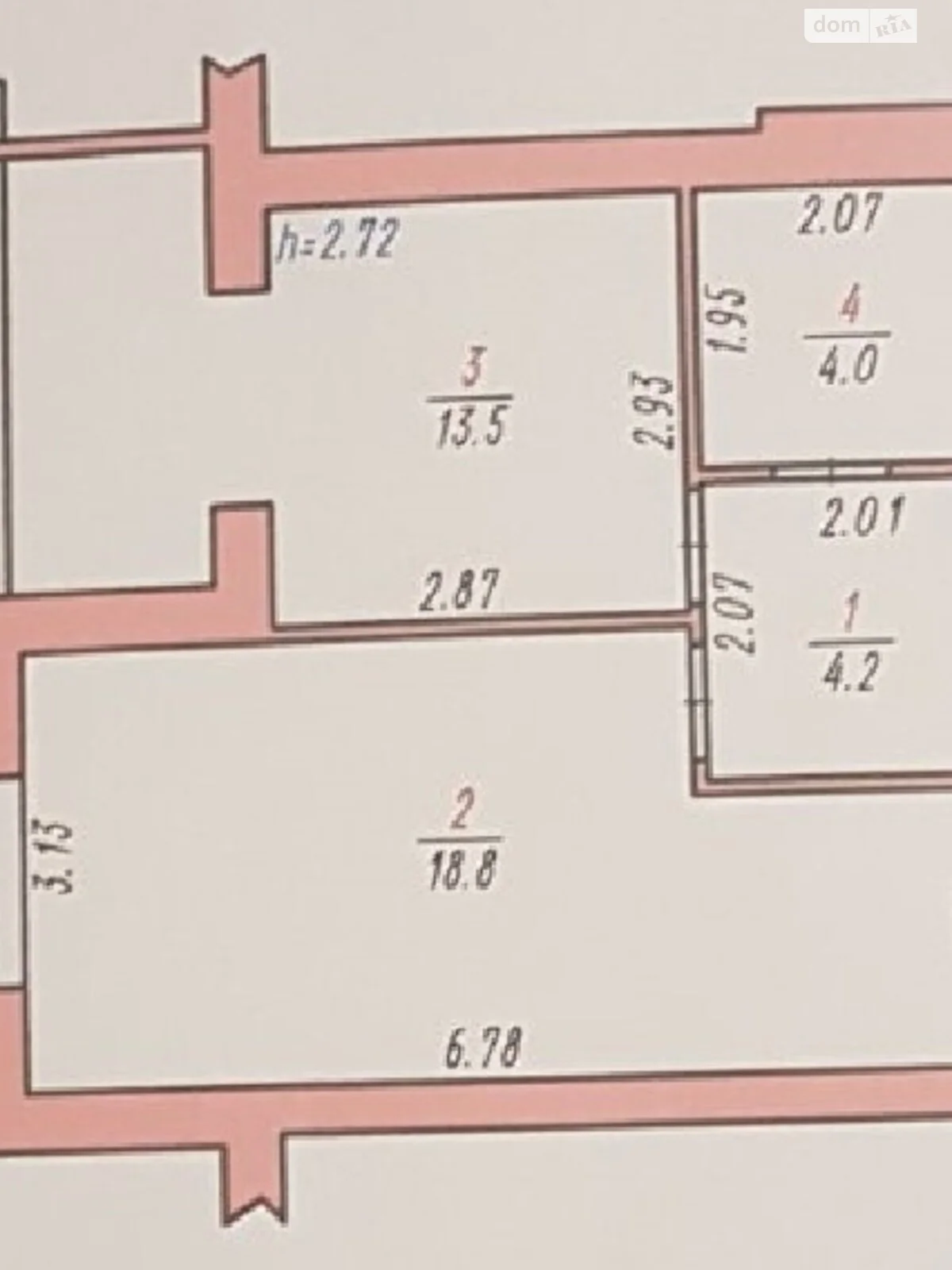 Продается 1-комнатная квартира 41 кв. м в Хмельницком, ул. Озерная, 4А