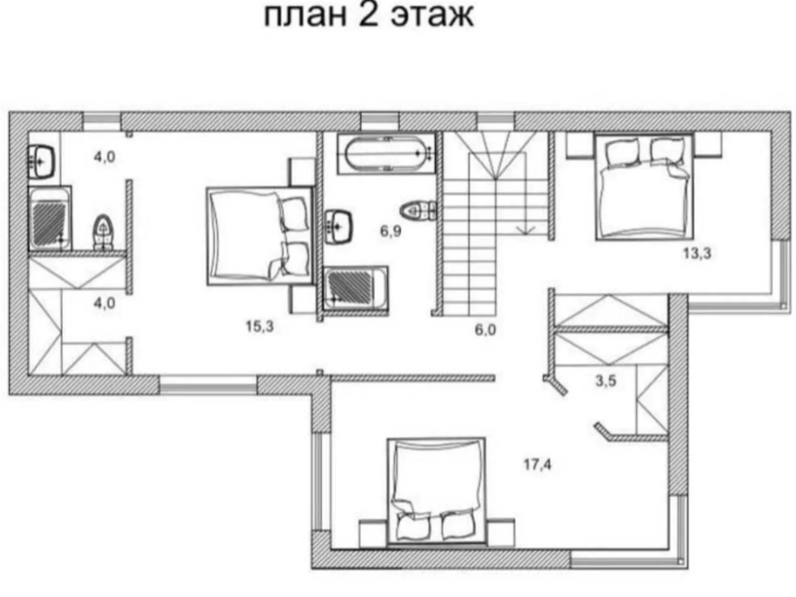 Продается дом на 2 этажа 150 кв. м с гаражом - фото 2